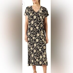 XXL relaxed fit, Part Two Black and Cream Midi/Maxi Dress NWT Retail $139.00